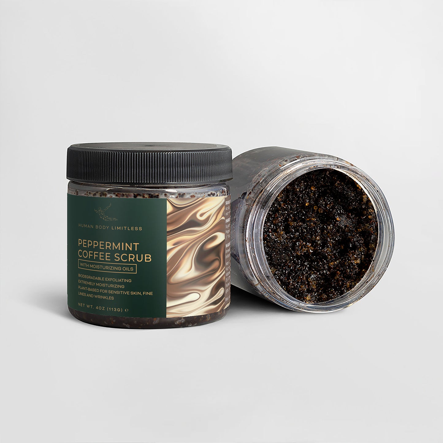 %100 Natural Peppermint Coffee Scrub