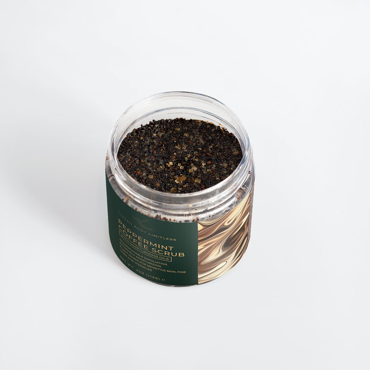 %100 Natural Peppermint Coffee Scrub