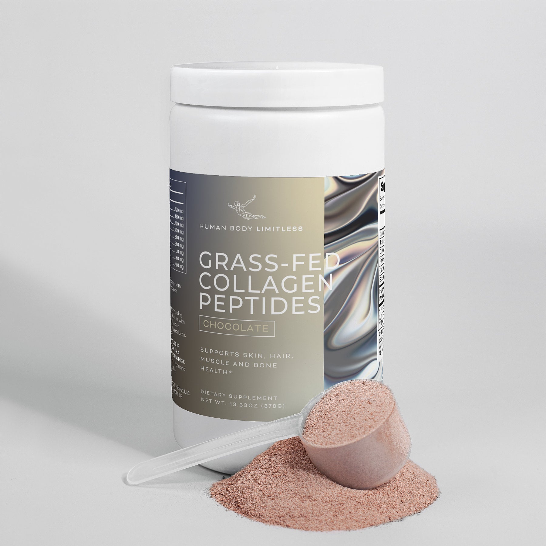 Grass-Fed Collagen Peptides Powder (Chocolate)