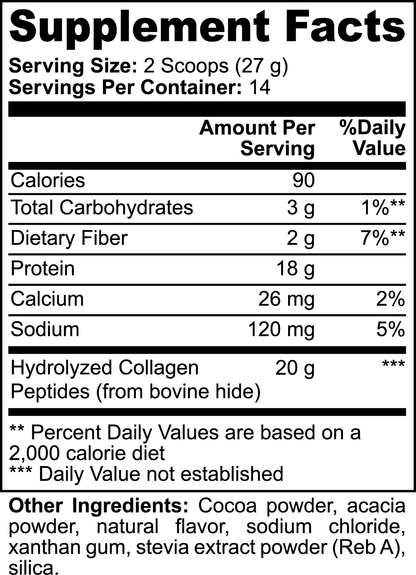 Grass-Fed Collagen Peptides (Rich Chocolate Flavor )